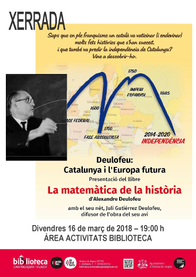 2018-03-16. Presentació del llibre de Juli Gutièrrez Deulofeu a Artesa de Segre. 400x566px.
