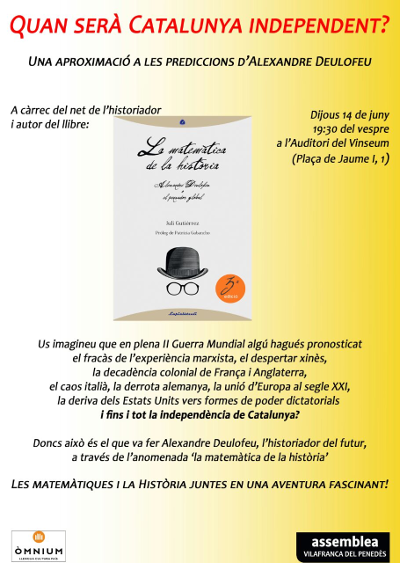 14-6-2018. Acte sobre la Matemàtica de la Història a Vilafranca del Penedès. 400x563px.