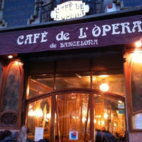 Café de la Ópera. Fachada.