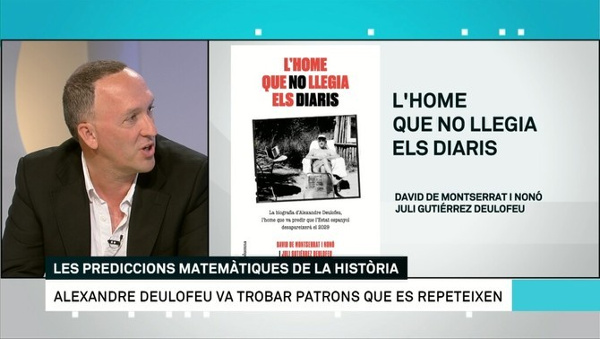 17-6-2019. Els matins de TV3. Alexandre Deulofeu, l’home que no llegia els diaris. Entrevista a David de Montserrat.